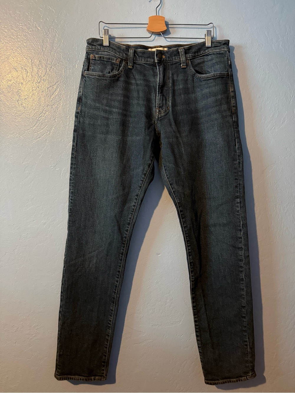 Madewell Men's Skinny Jeans in Washed Black